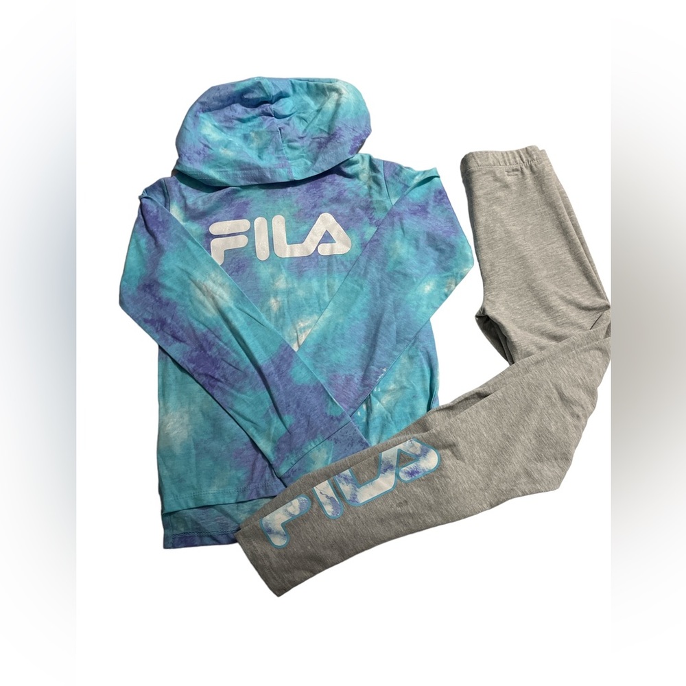 NWT FILA 2 piece set for Girls /Size M (10)Super light fabric /Hoodie & legging